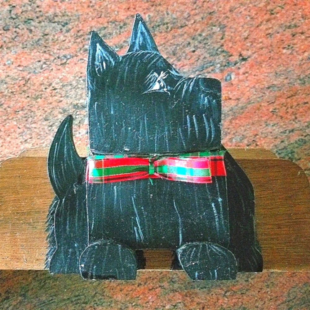 Scotty Dog Custom Wood Art Organizer